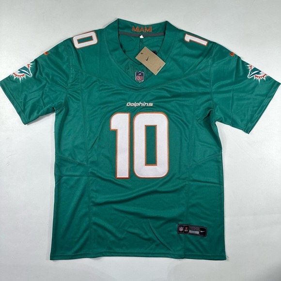 Nike Miami Dolphins Tyreek Hill #10 Stitched Mens Jersey Aqua Blue SIZE L - Picture 2 of 10
